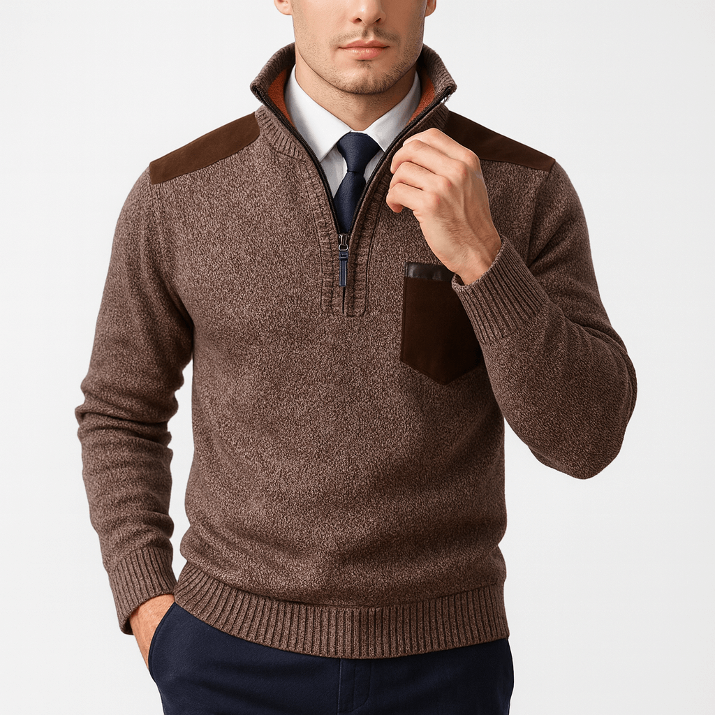 Wool Zip Sweater