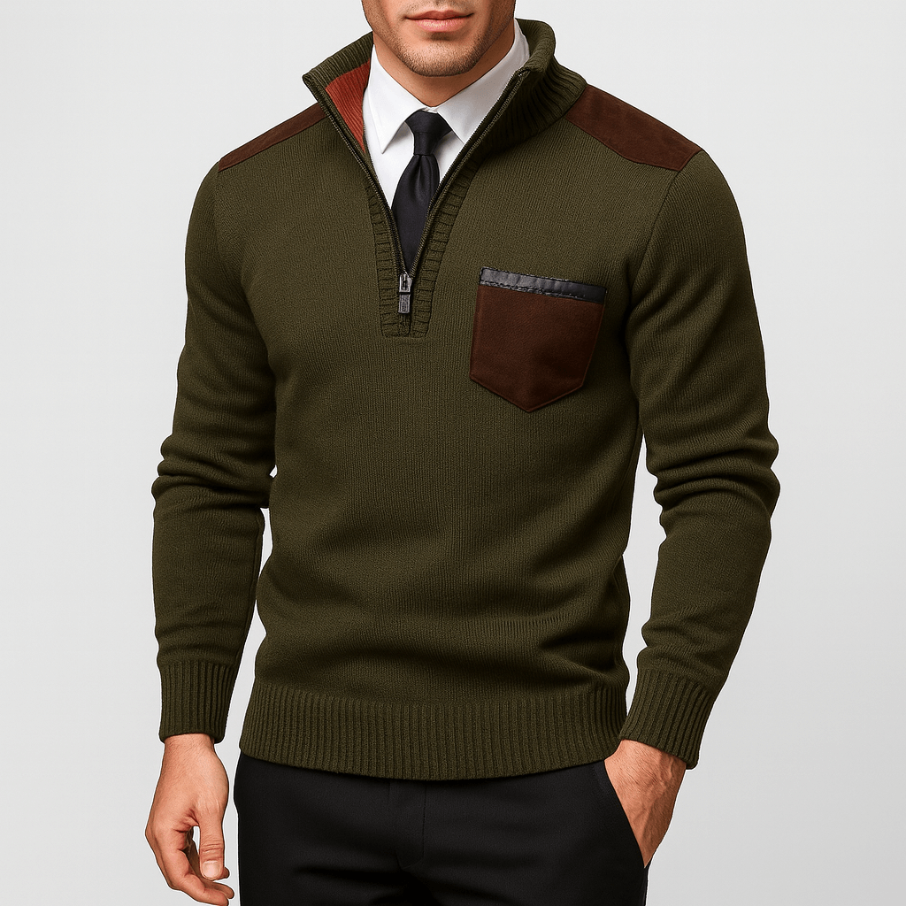Wool Zip Sweater