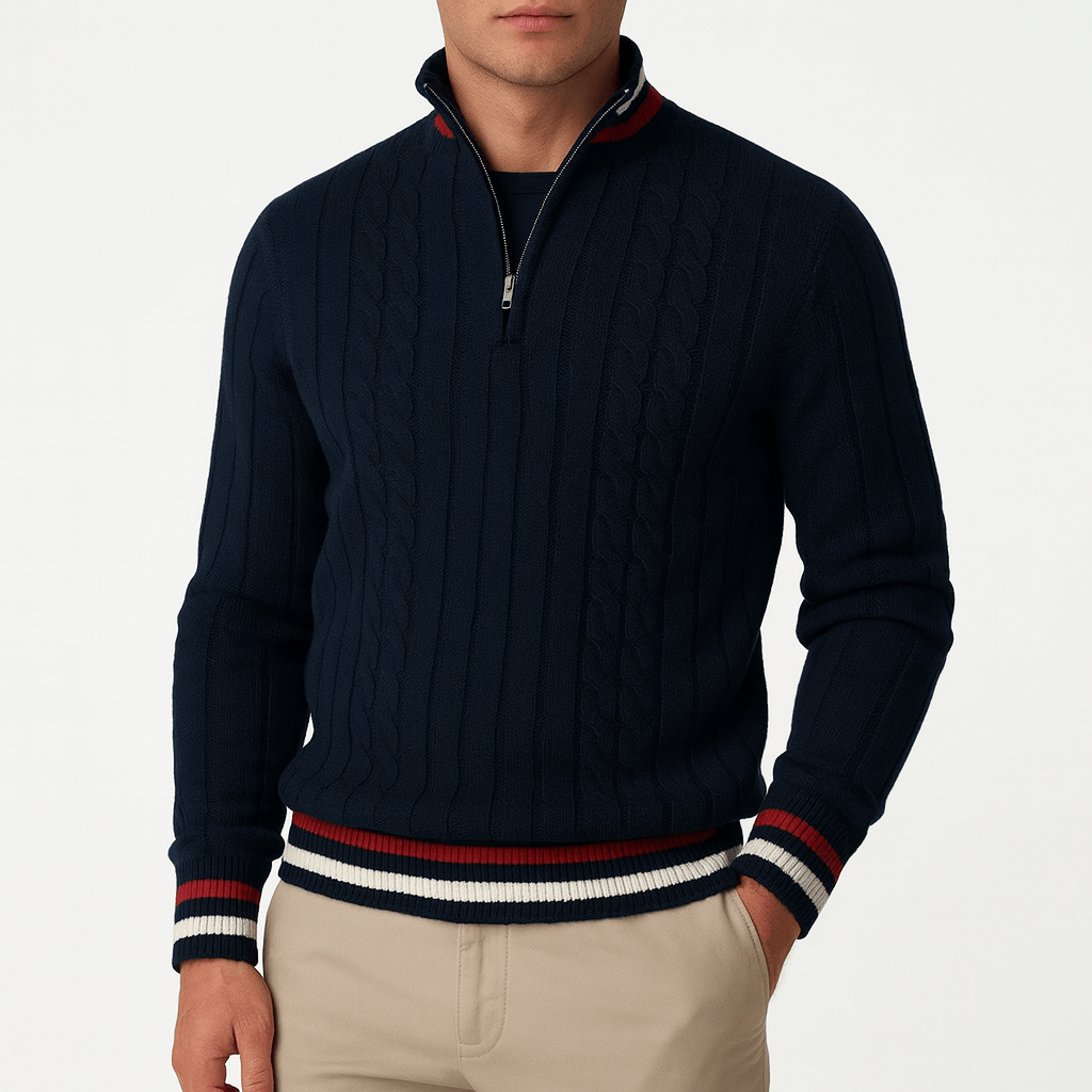 Wool Zip Sweater