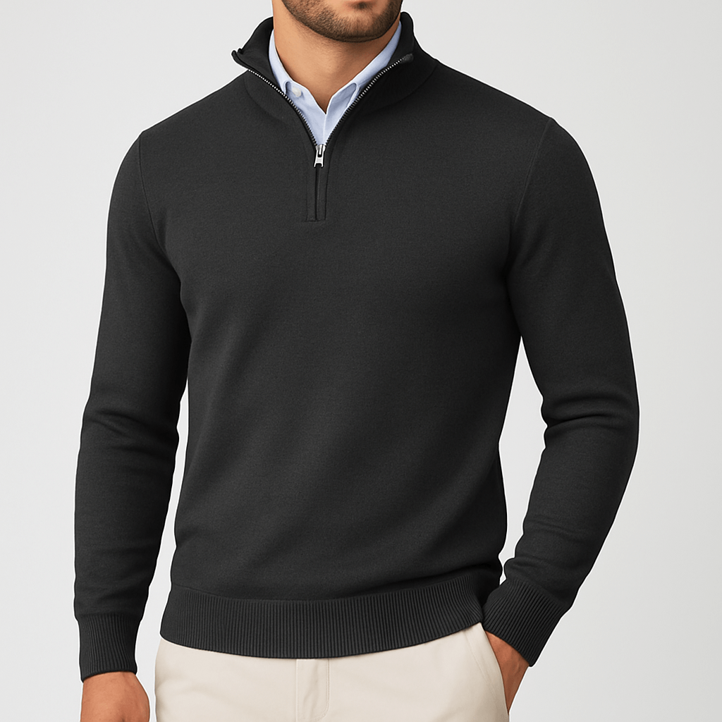 Zip Collar Pullover