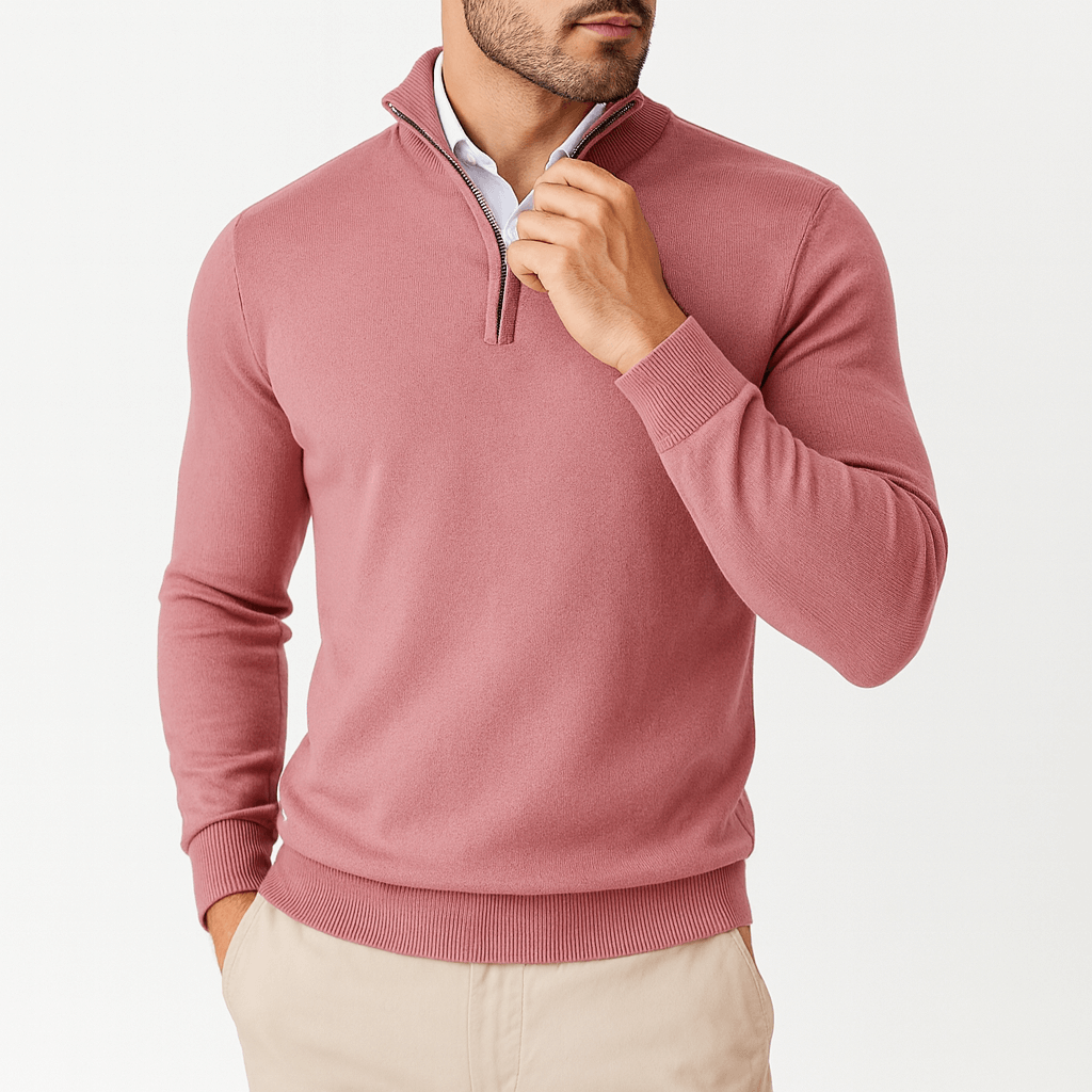 Zip Collar Pullover