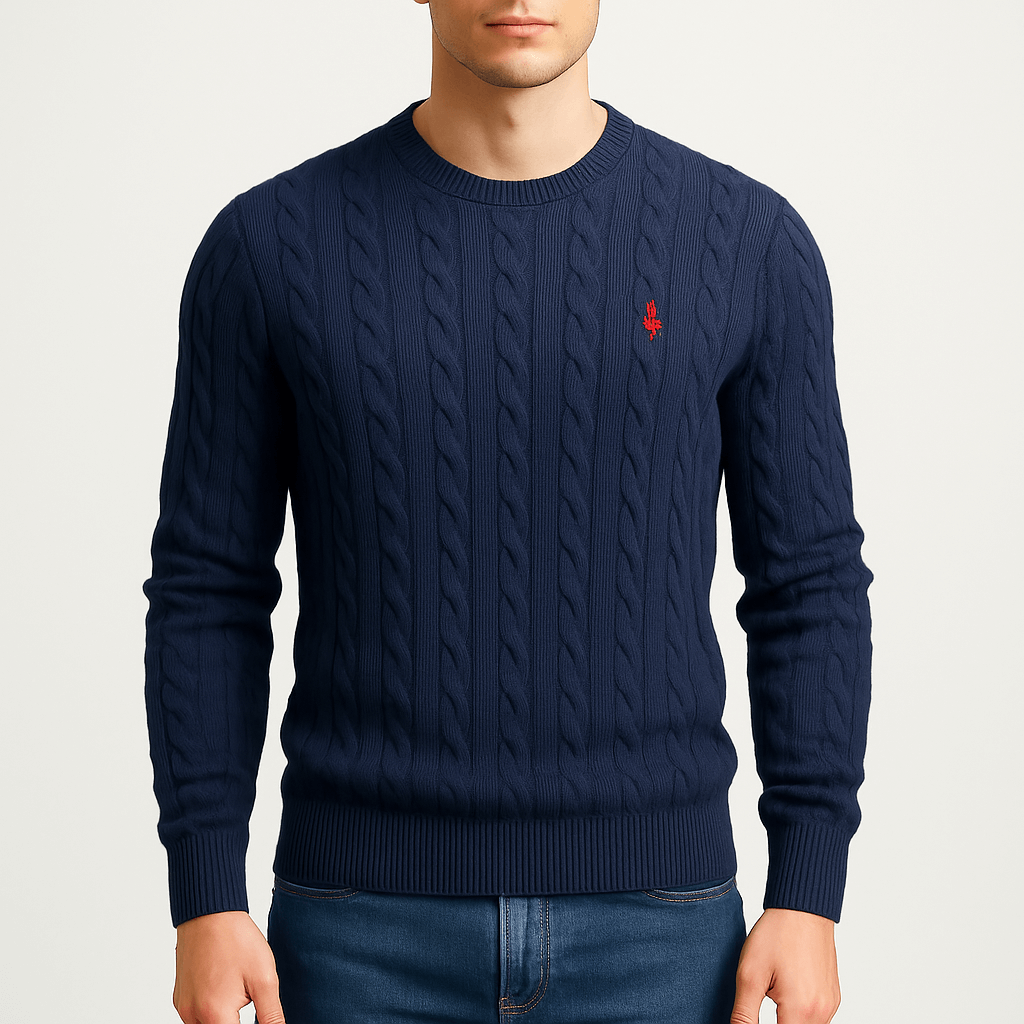 Men’s Cotton Deer Logo Sweater