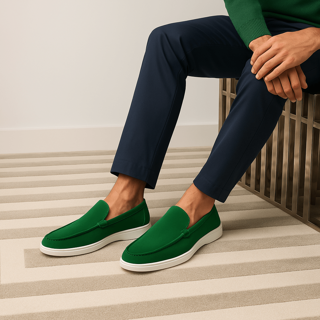 Men’s Suede Slip-On Sneaker Loafers