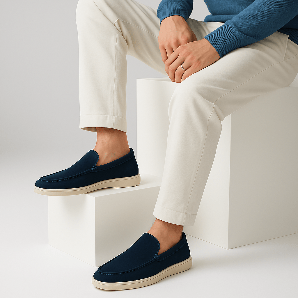 Men’s Suede Slip-On Sneaker Loafers