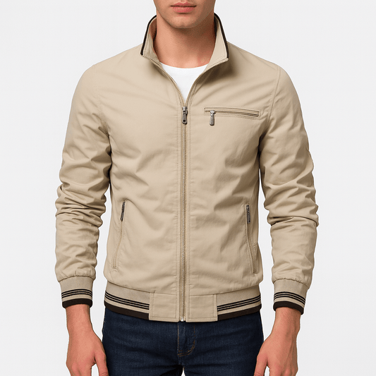 Men’s Casual Cotton Zip Jacket