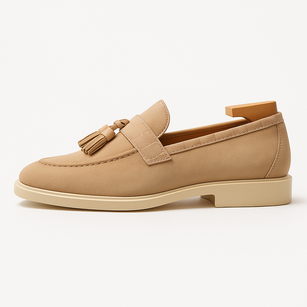 Men’s Suede Tassel Slip-On Loafers