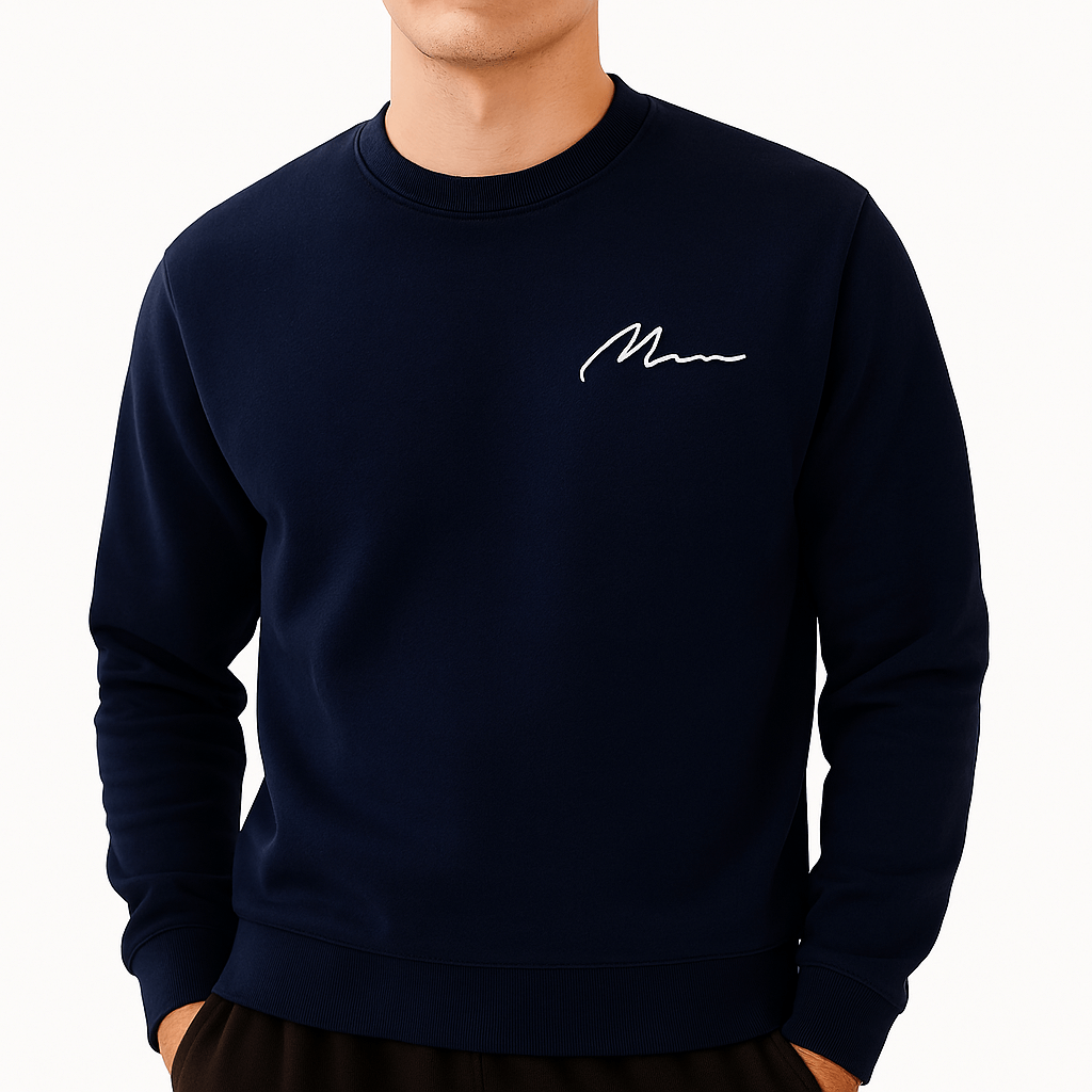 Men’s Fleece-Lined Crew Neck Sweatshirt