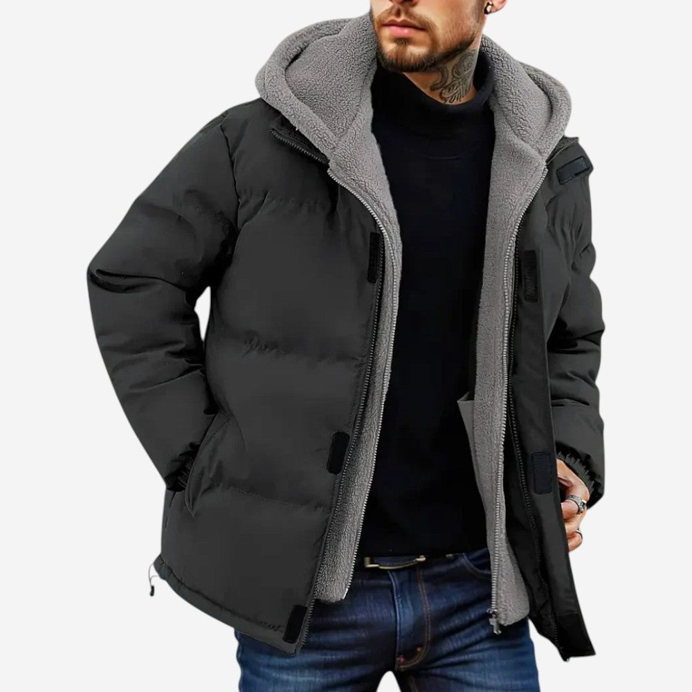Men's Winter Heavyweight Quilted Jacket
