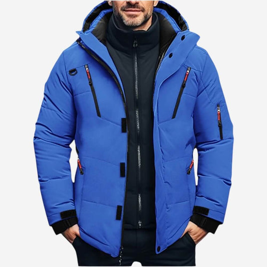 Men’s Warm Hooded Winter Puffer Jacket