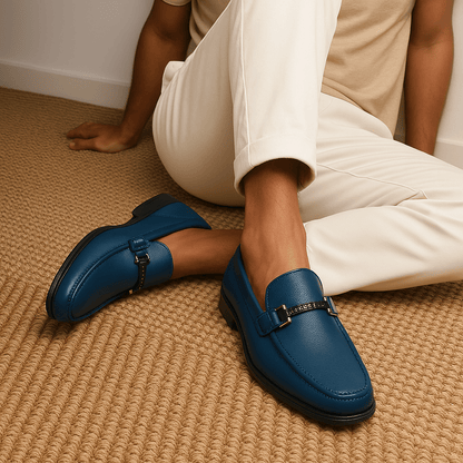 Men’s Comfortable Leather Slip-On Shoes