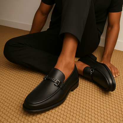 Men’s Comfortable Leather Slip-On Shoes