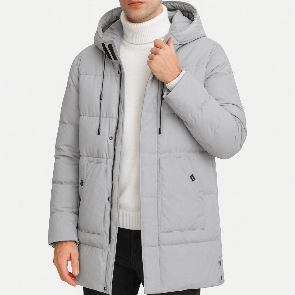 Men’s Long Insulated Puffer Parka