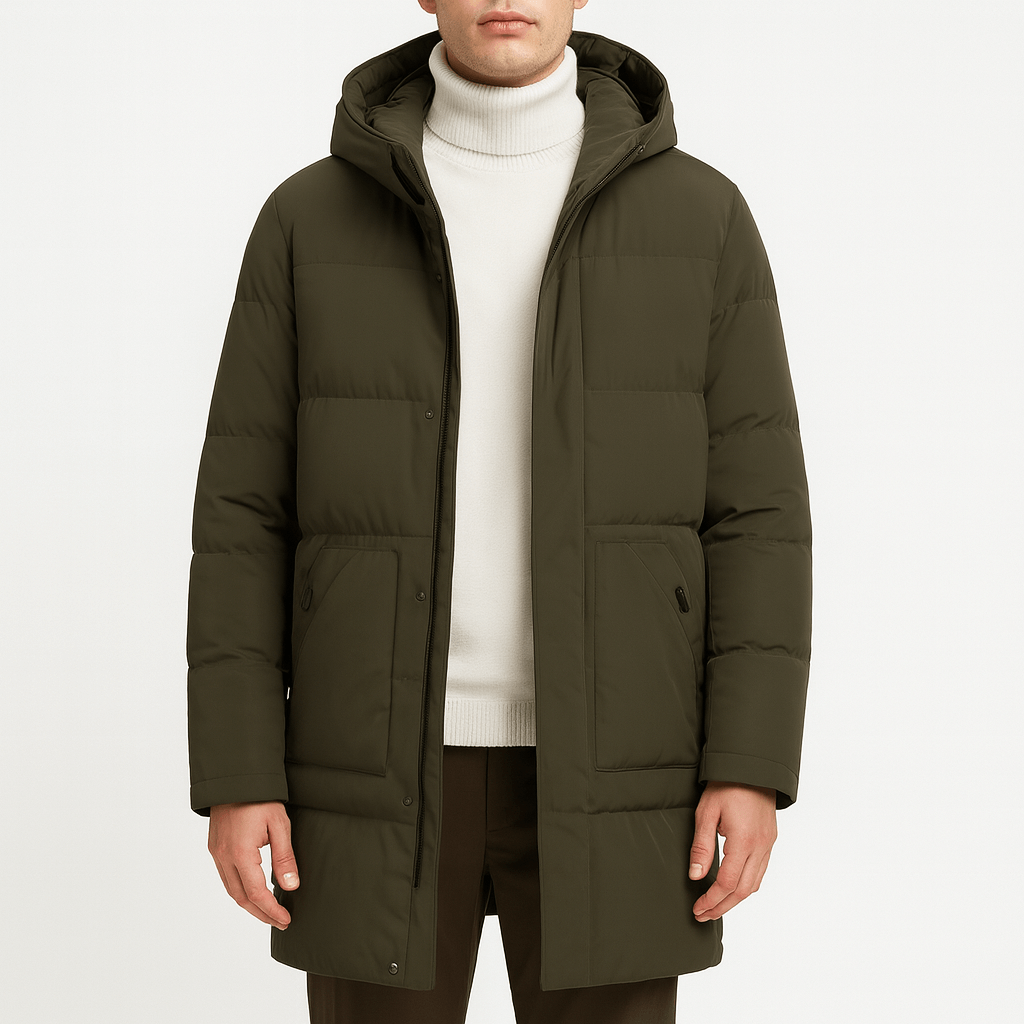 Men’s Long Insulated Puffer Parka