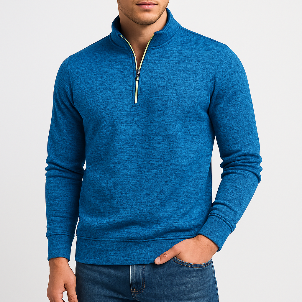 Men’s Half-Zipper Turtleneck Pullover