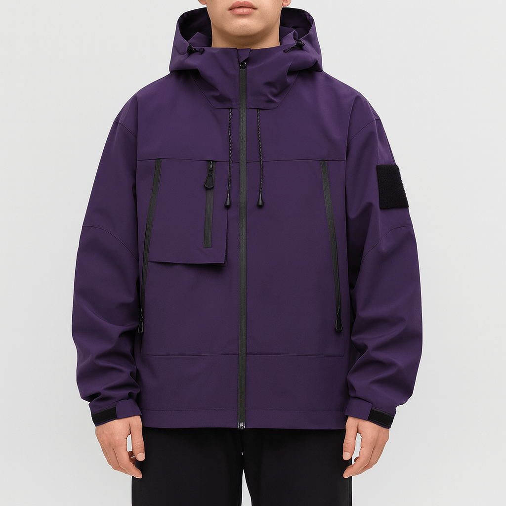 Men’s Waterproof Multi-Pocket Outdoor Jacket