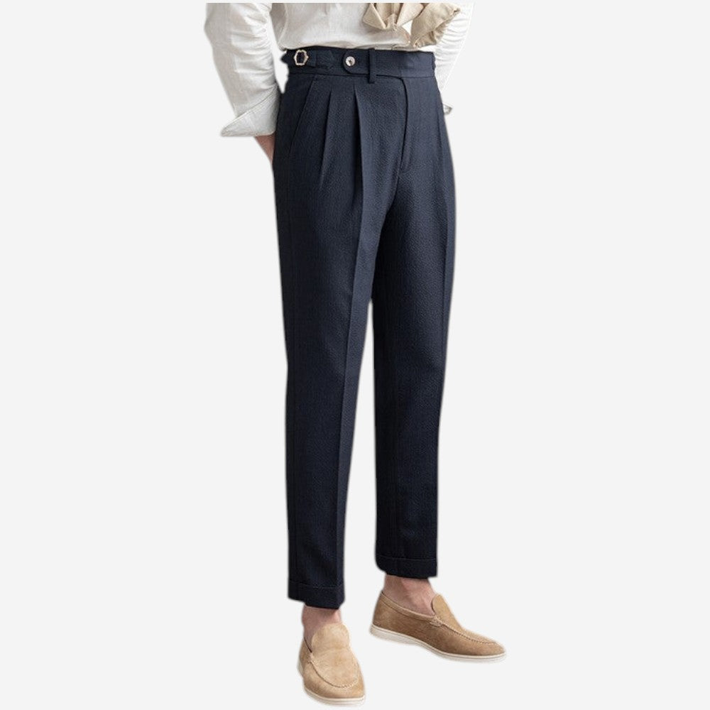 Men’s High Waisted Casual Suit Pants