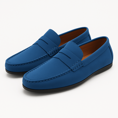 Men’s Suede Penny Loafers