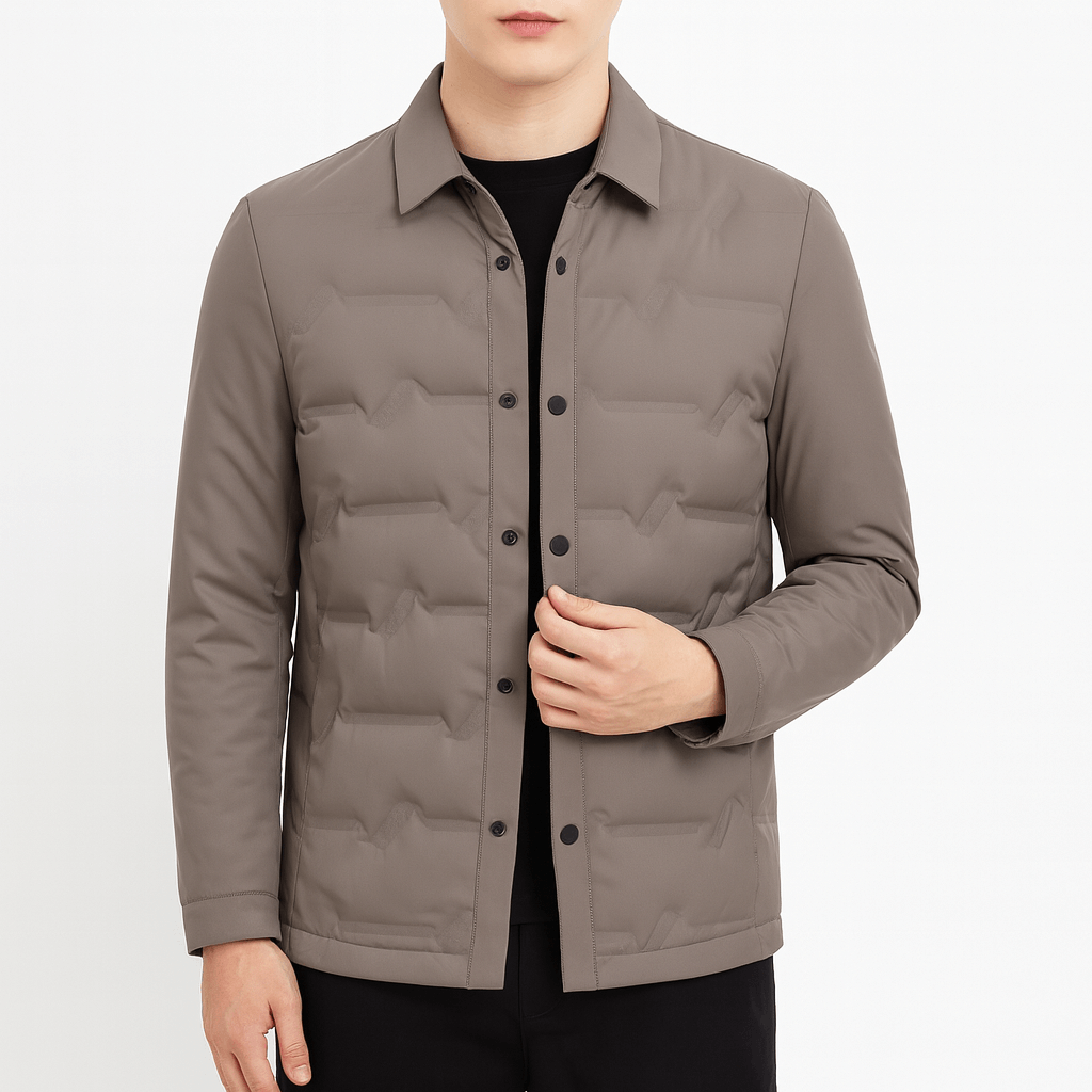 Men’s Quilted Shirt Jacket