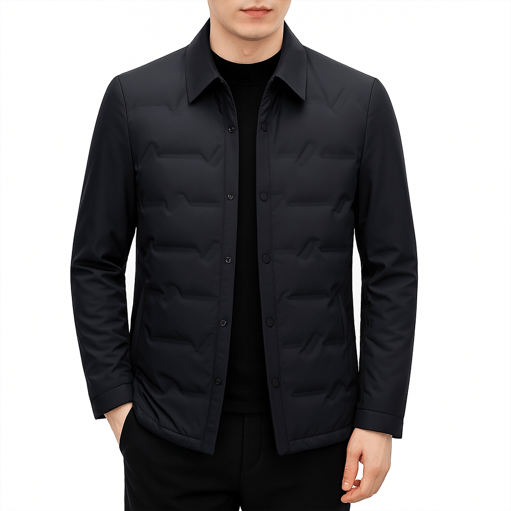 Men’s Quilted Shirt Jacket