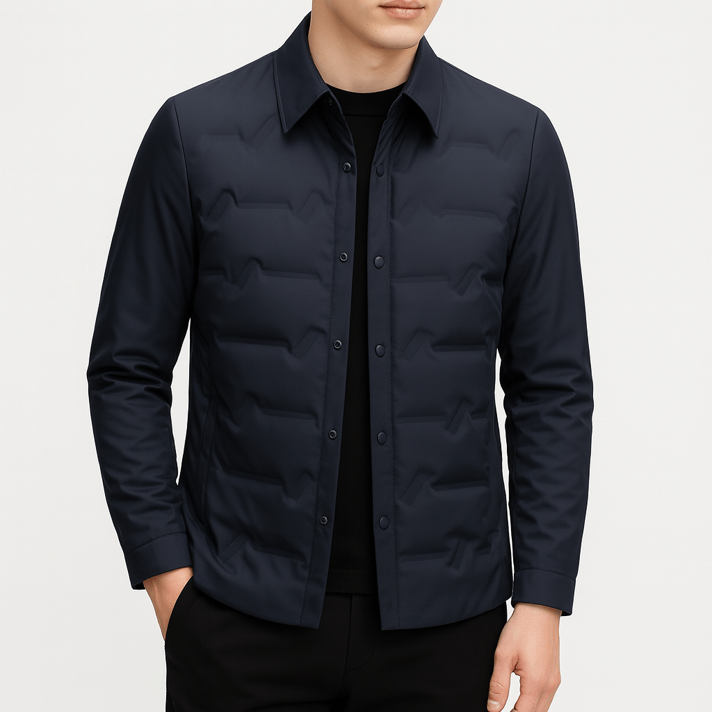 Men’s Quilted Shirt Jacket