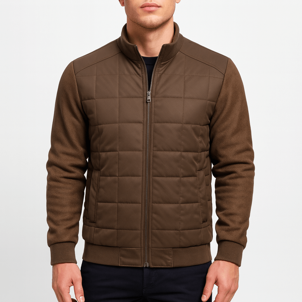 Men’s Quilted Knit Hybrid Jacket
