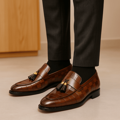 Men’s Classic Tassel Loafers Dress Shoes
