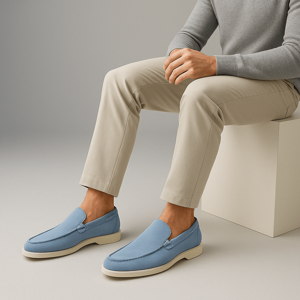 Men’s Suede Flat Loafers