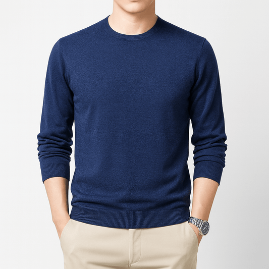 Men’s Classic Cotton Pullover Sweater