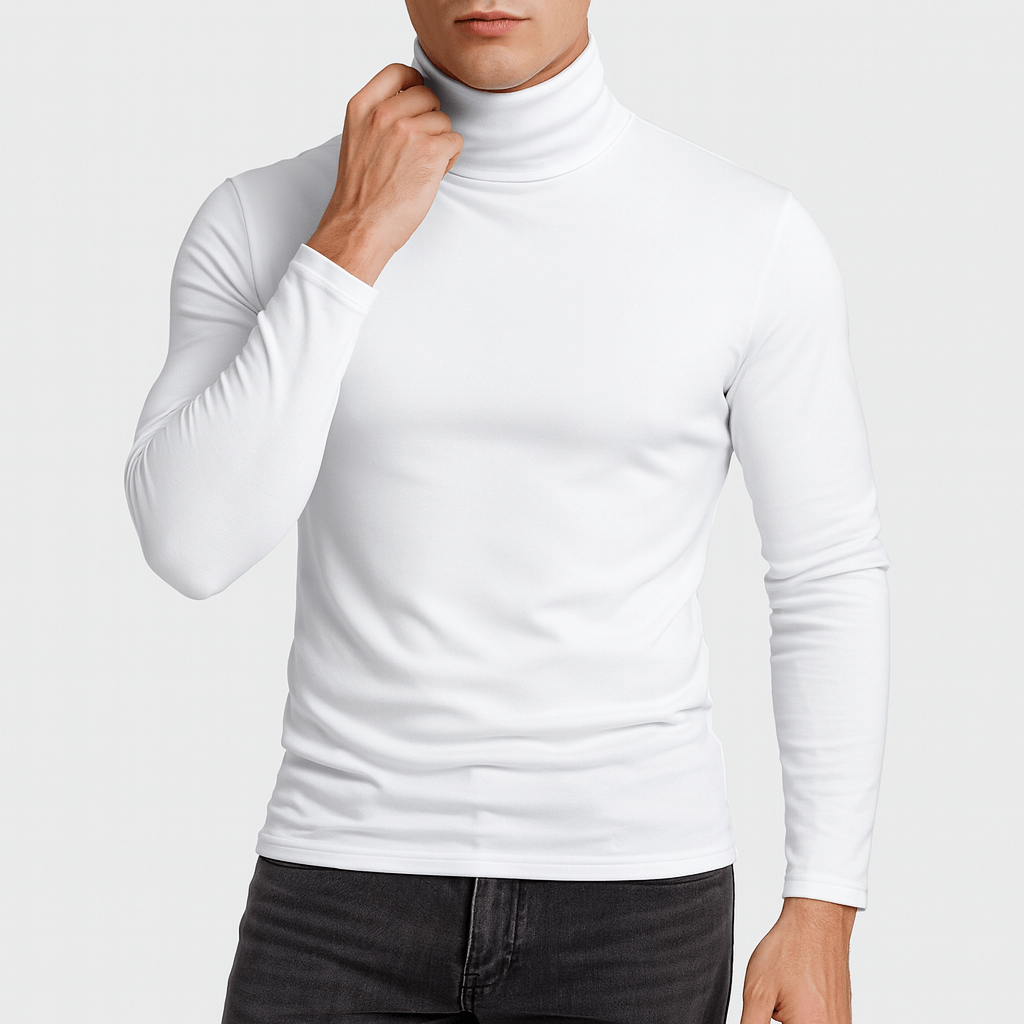 Men’s Cotton Turtle Neck Long Sleeve