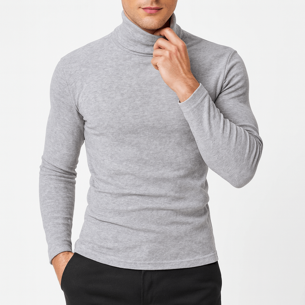 Men’s Cotton Turtle Neck Long Sleeve