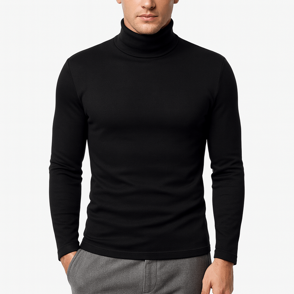 Men’s Cotton Turtle Neck Long Sleeve