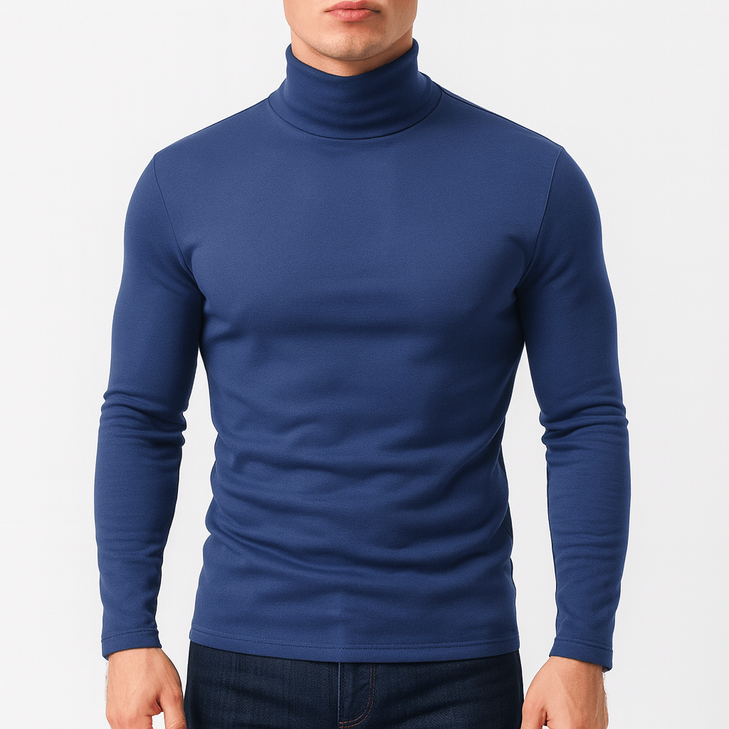 Men’s Cotton Turtle Neck Long Sleeve