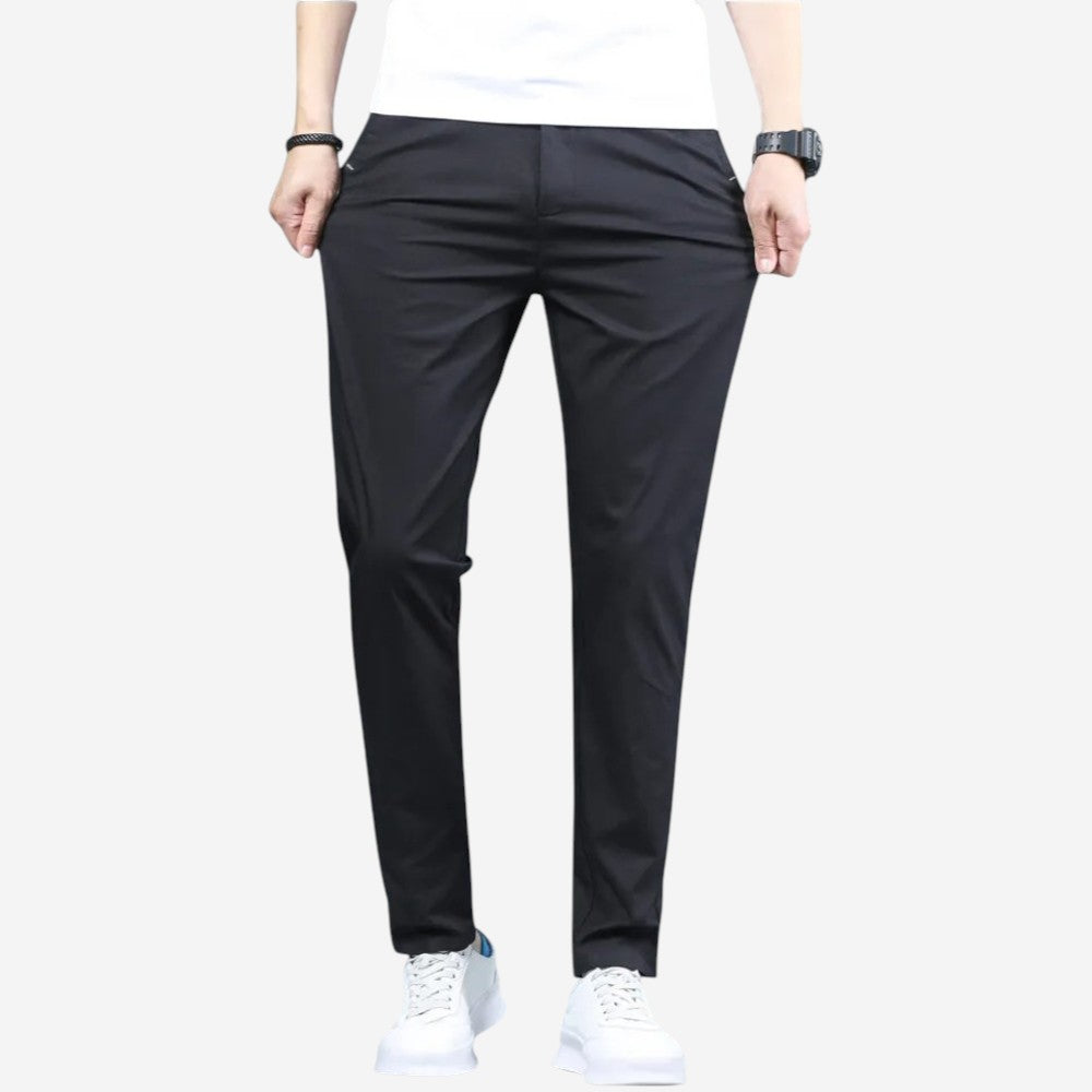 Men’s Ultra-Thin Slim Fit Casual Trousers