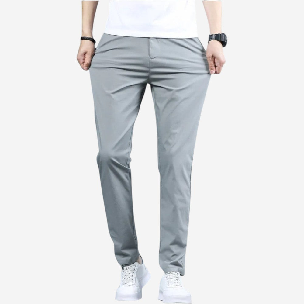 Men’s Ultra-Thin Slim Fit Casual Trousers