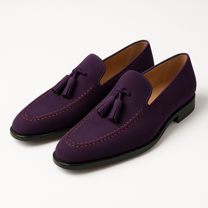 Men’s Suede Tassel Moccasins