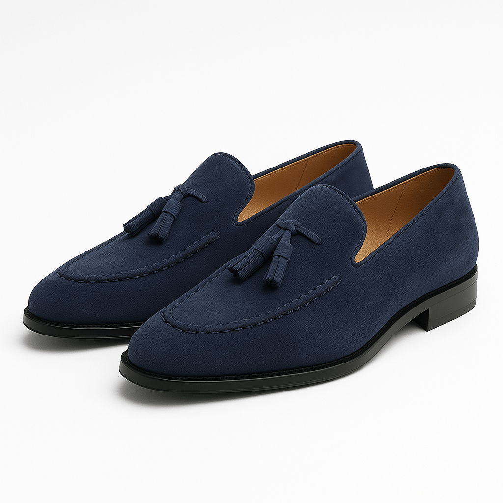 Men’s Suede Tassel Moccasins