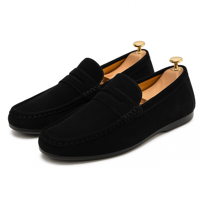 Men’s Soft Leather Slip-On Loafers