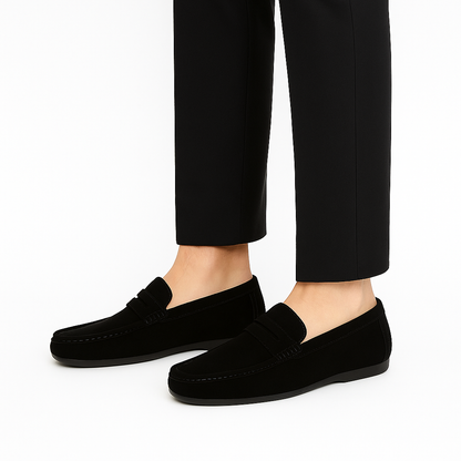 Men’s Soft Leather Slip-On Loafers
