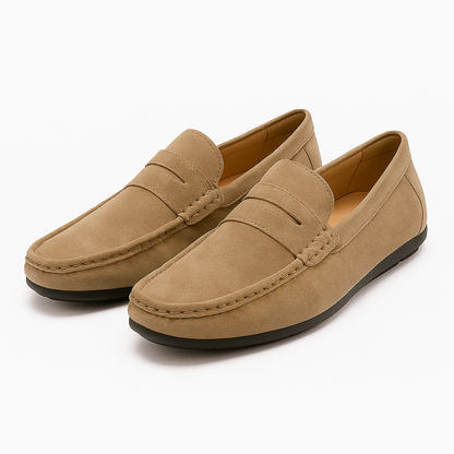 Men’s Soft Leather Slip-On Loafers
