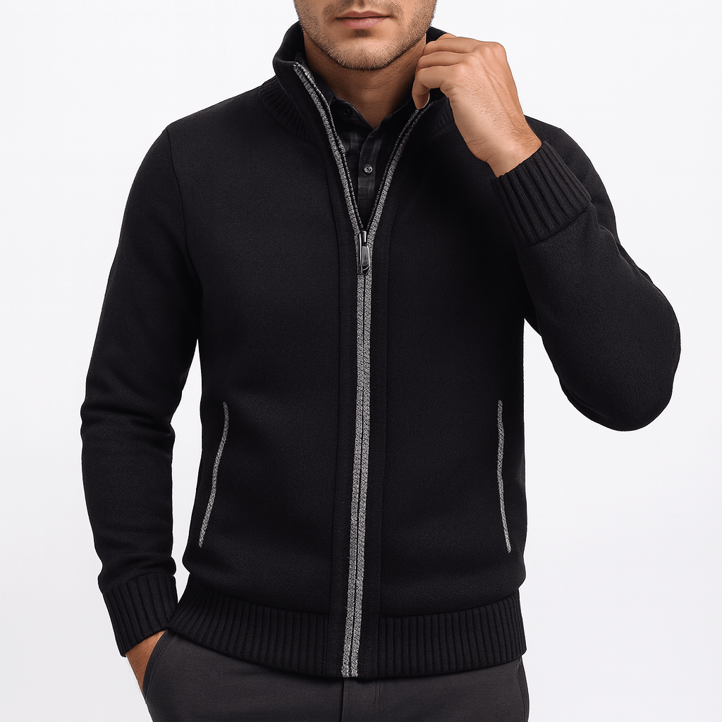 Men’s Warm Fleece Zipper Cardigan