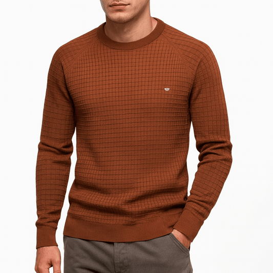Men’s Classic Plaid Knit Sweater