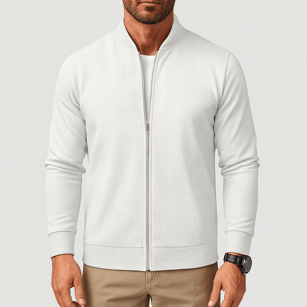 Men’s Zipper Shirt Jacket