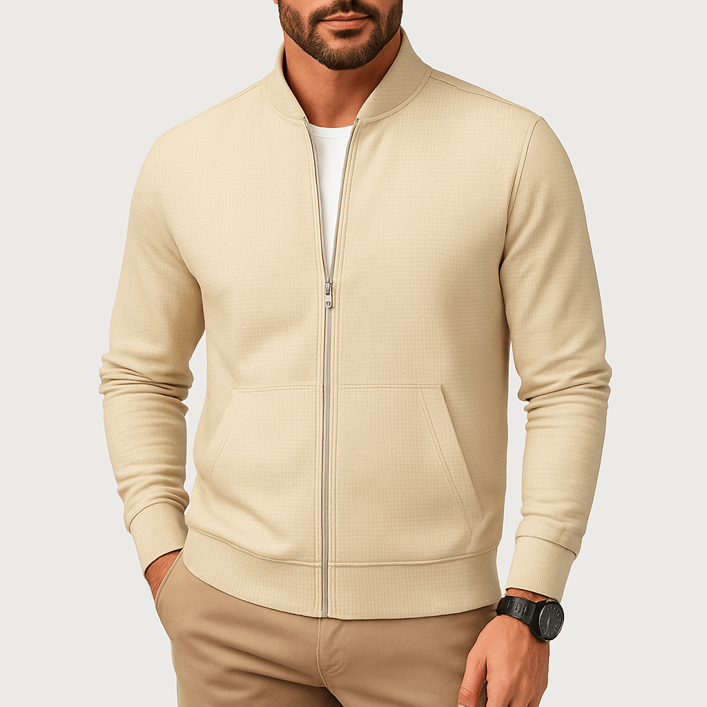 Men’s Zipper Shirt Jacket