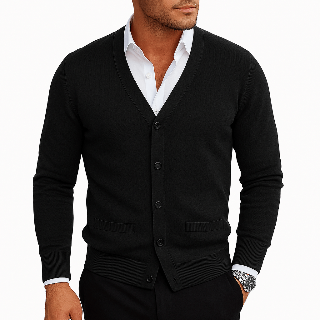Men’s Slim Fit V-Neck Cardigan