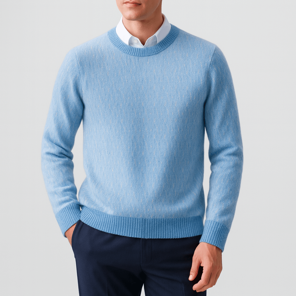 Men’s Wool Jacquard Sweater
