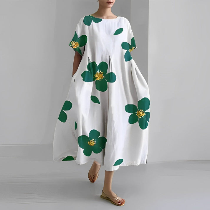 Lightweight Flowy Maxi Dress for Women - BritishElegance