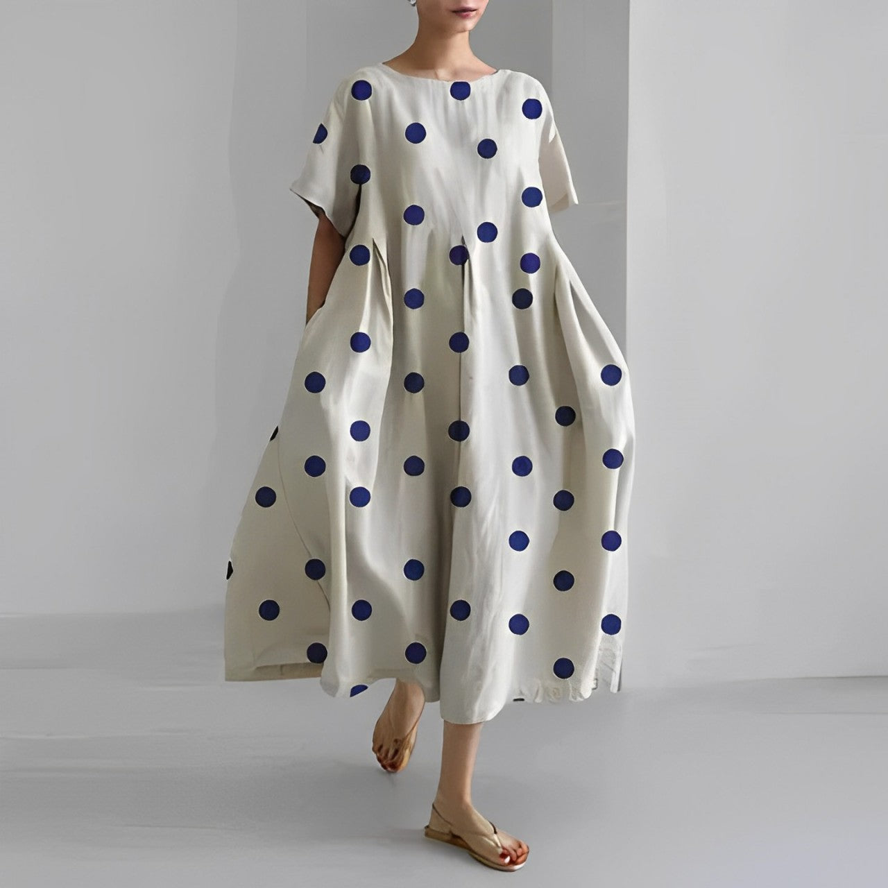 Casual Floral Maxi Sundress for Women