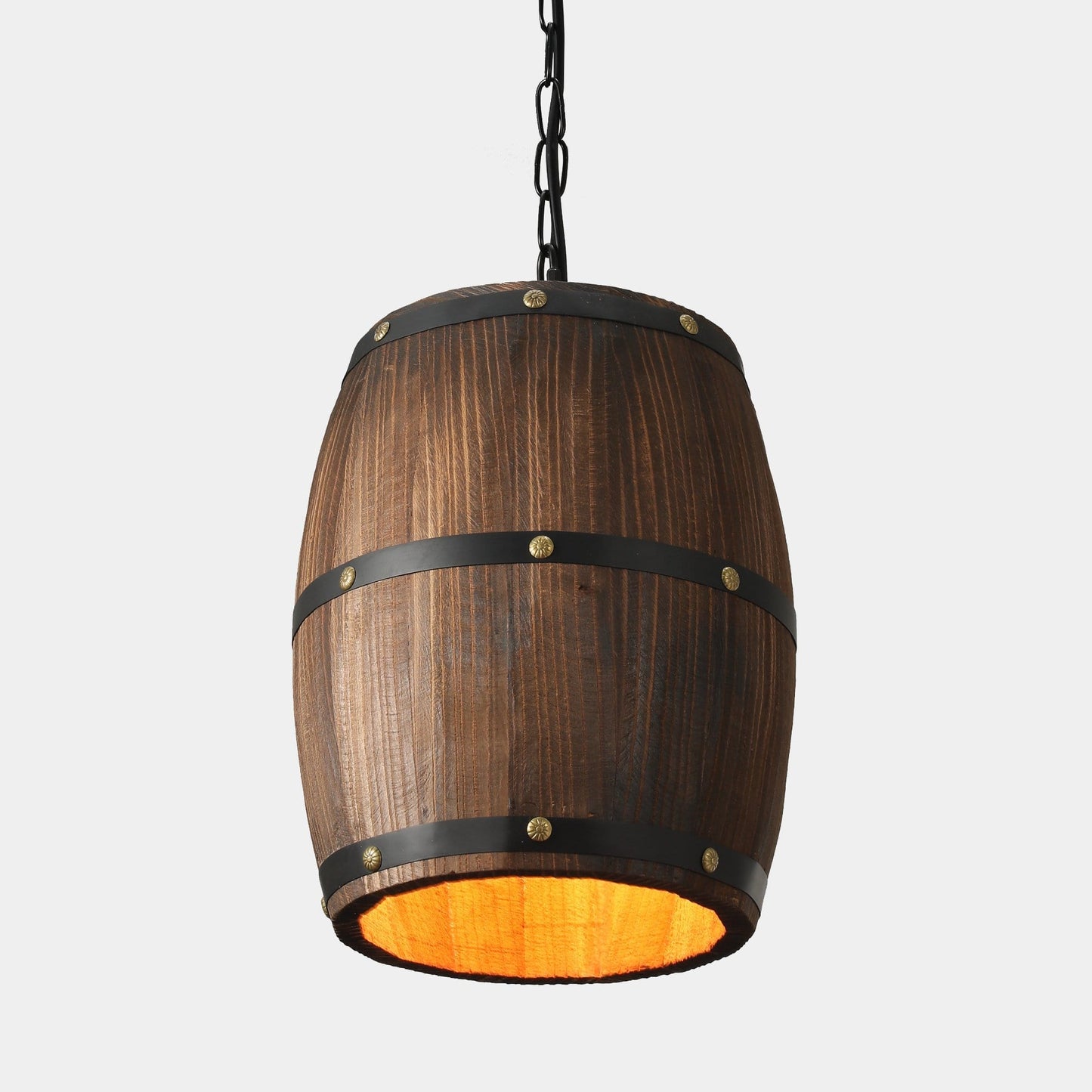 Stylish Metal Hanging Drum Light - BritishElegance