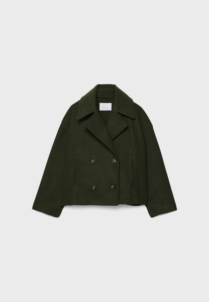 Lanura | Luxurious Double-Breasted Women's Coat for Fall and Winter