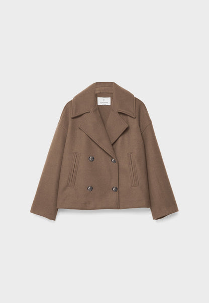 Lanura | Luxurious Double-Breasted Women's Coat for Fall and Winter